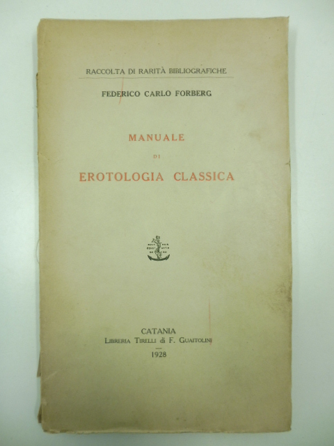 Manuale di erotologia classica